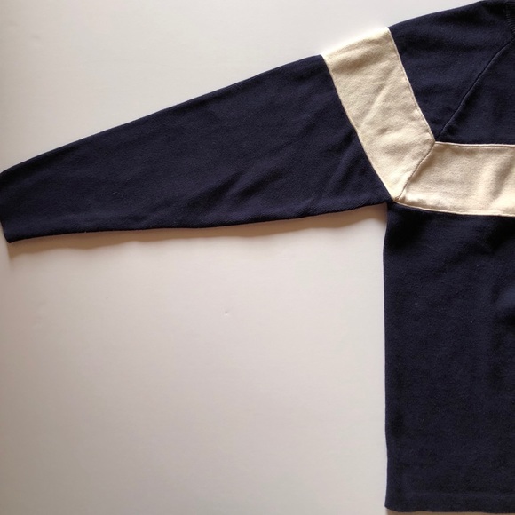 90s Vintage Tommy Hilfiger Navy Logo Sweater - Picture 5 of 8